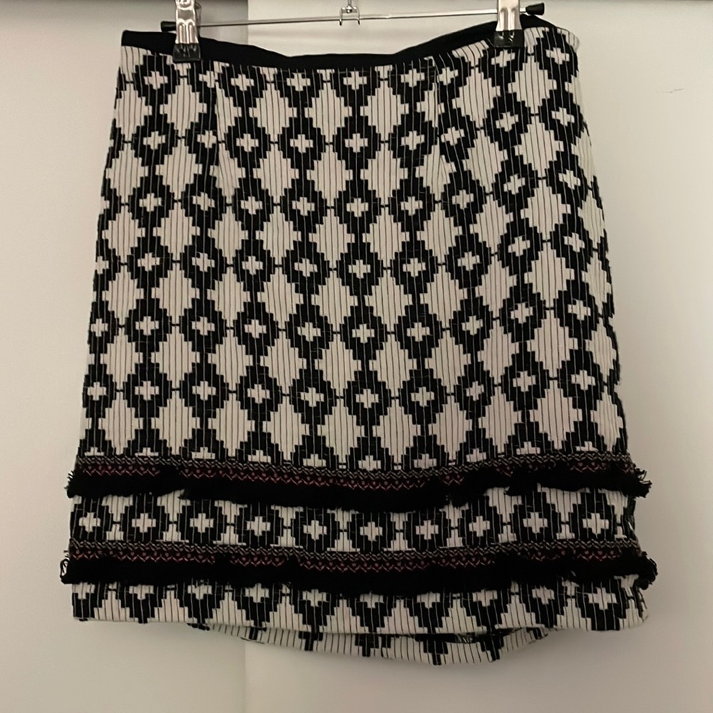 Printed mini skirt